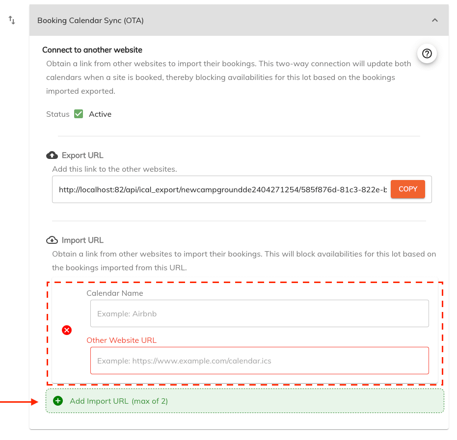 add import url