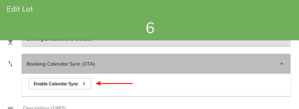 enable booking calendar