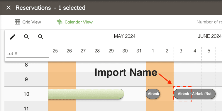 item import name