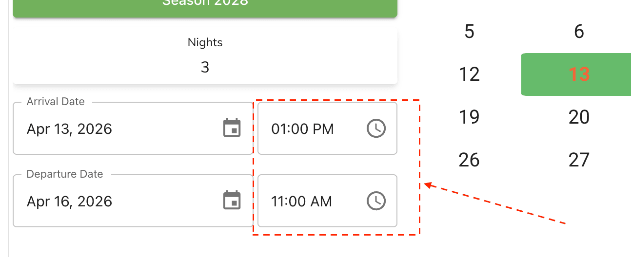 time display format results