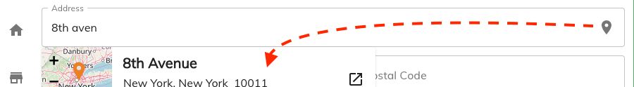 Map pin icon