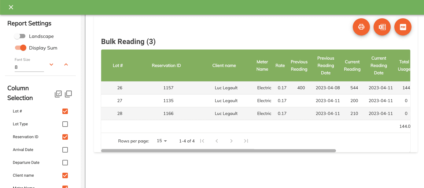 Emailing bulk reading print