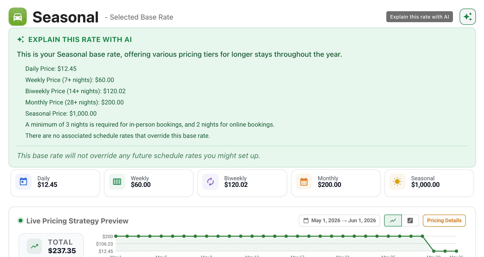AI Rate Explainer
