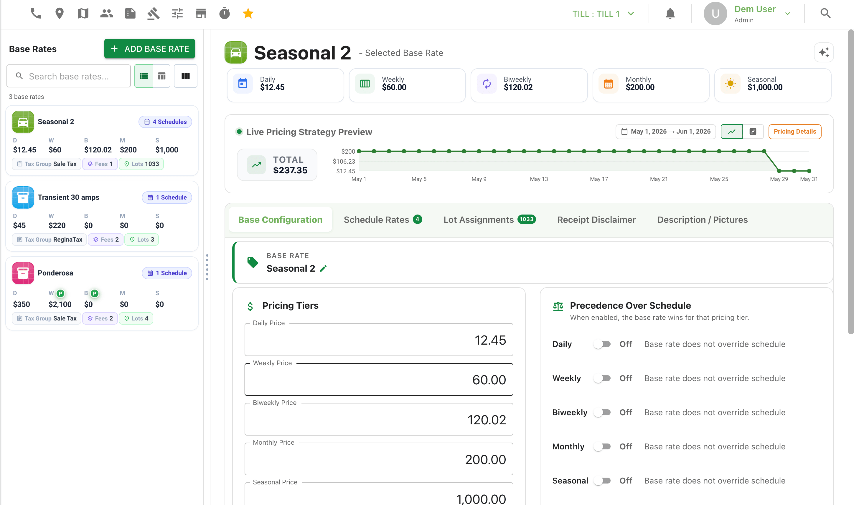 Rate Management Overview