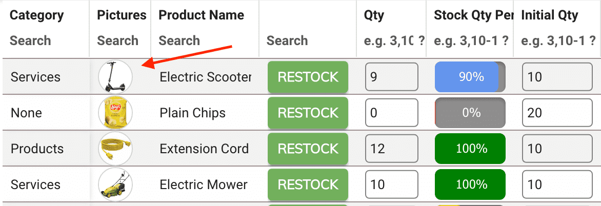 new pos grid images