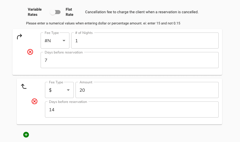 Cancellation rule