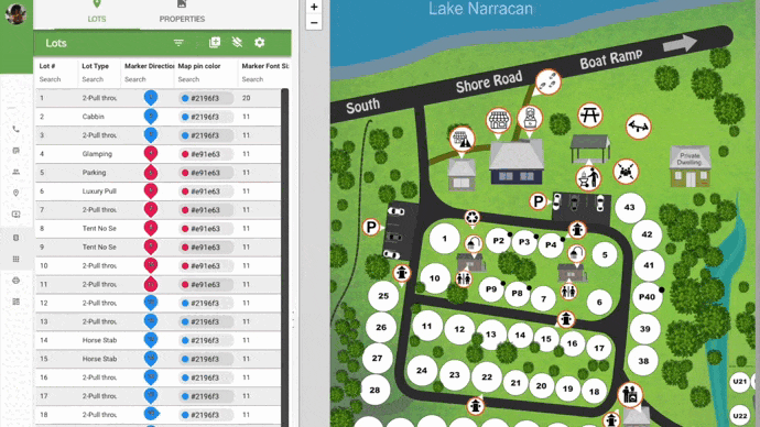 campground map editor